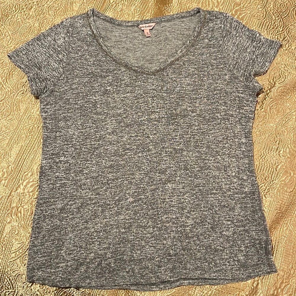 Juicy couture tshirt with bling embellishments o round the neck lining